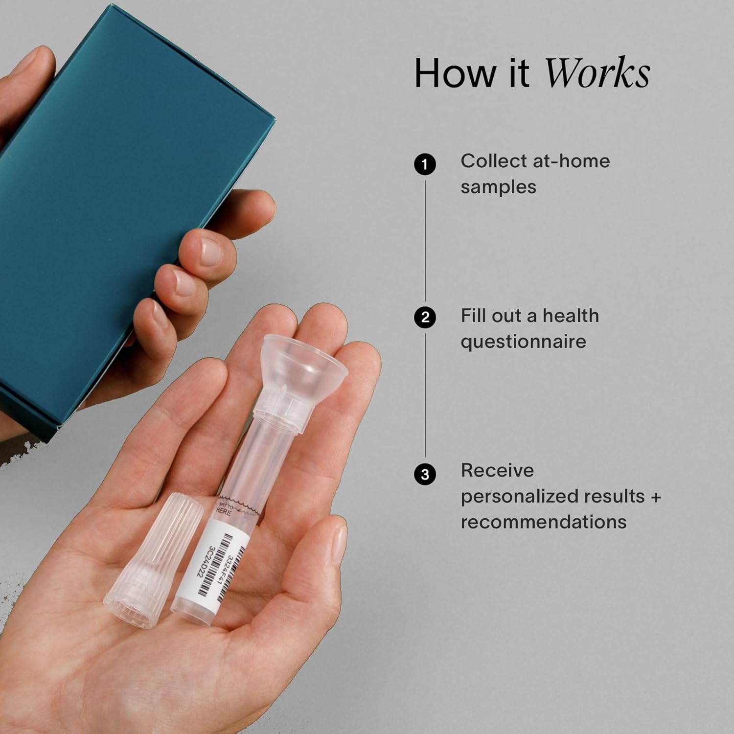 Viome Oral Microbiome Test Kit: Personalized Food & Oral Hygiene Recommendations for Women & Men + Health Analysis