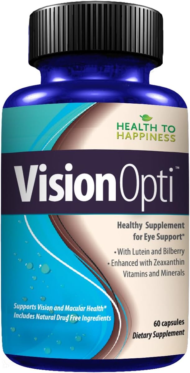 Vision Opti - Eye Health Supplement with Lutein, Zeaxanthin, Selenium, Zinc, Vitamins A & C | 60 Capsules for Healthy Eyes and Wellness