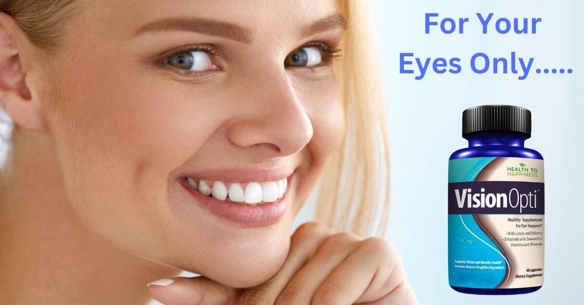 Vision Opti - Eye Health Supplement with Lutein, Zeaxanthin, Selenium, Zinc, Vitamins A & C | 60 Capsules for Healthy Eyes and Wellness