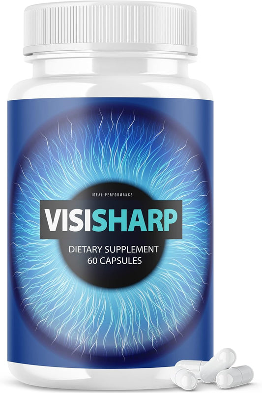 Visisharp Advanced Eye Health Formula - 60 Capsules Eye Supplement for Optimal Performance