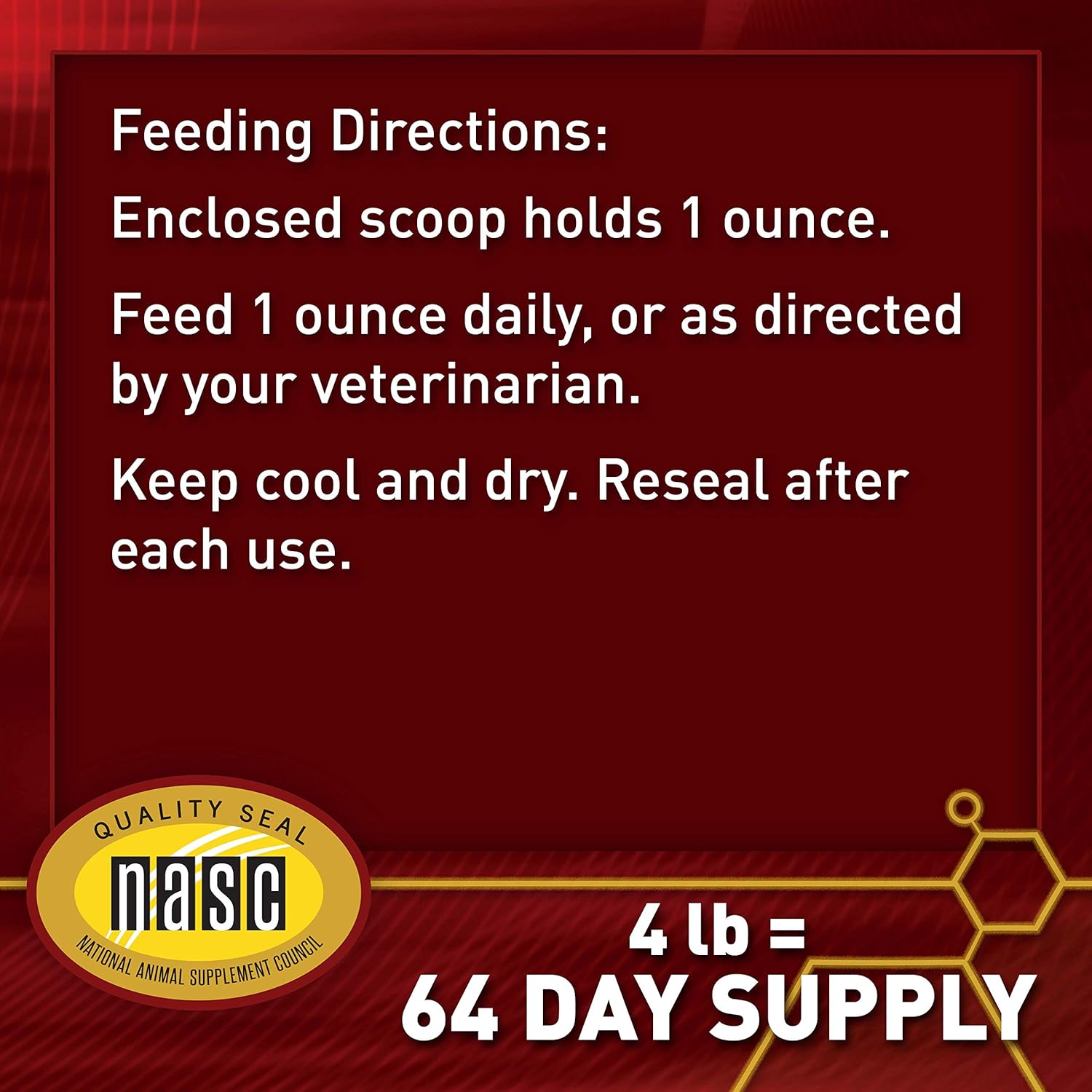 Vita Flex Pro E and Selenium Supplement for Horses, 4lb - Antioxidant-Rich Formula, 64-Day Supply