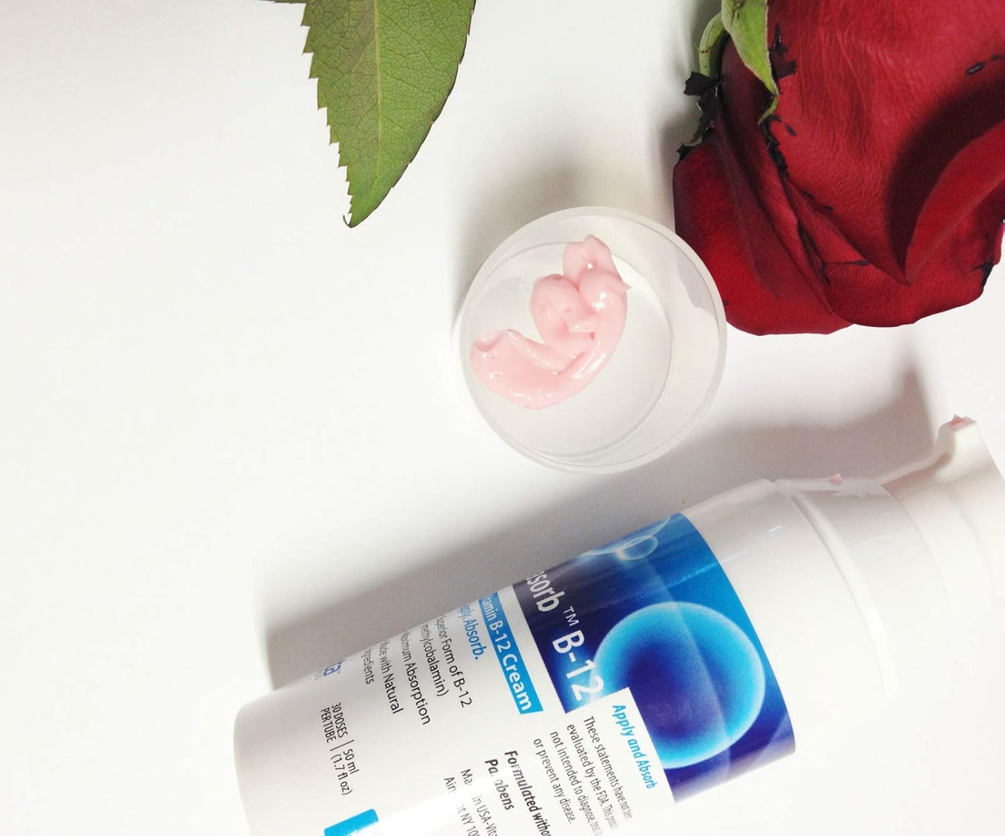 Vita Sciences Methylcobalamin B12 Cream 1000 mcg - Topical B12 Skin Cream for Energy, Health, and Vibrant Skin - Eczema and Psoriasis Relief