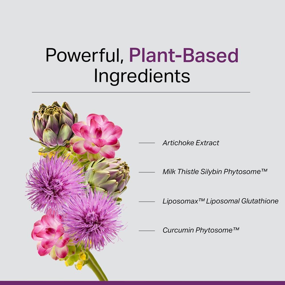 Vita Vital Liver Health Formula with Milk Thistle - Antioxidant Support & Wellness Maintenance - Non-GMO, Gluten-Free Plant-Based Supplement - 60 Capsules