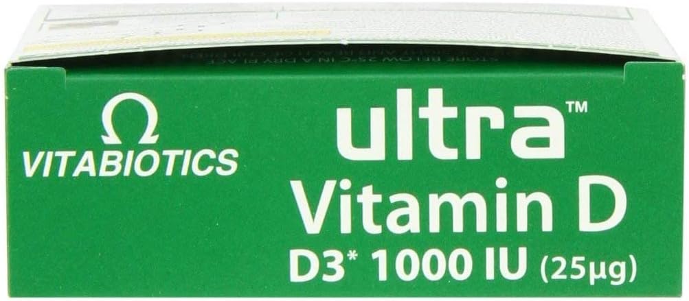 Vitabiotics Ultra Vitamin D Tablets 96 Count - High Strength Supplement by Vitabiotics