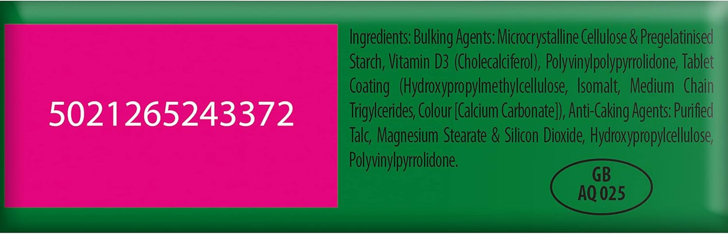 Vitabiotics Ultra Vitamin D Tablets 96 Count - High Strength Supplement by Vitabiotics