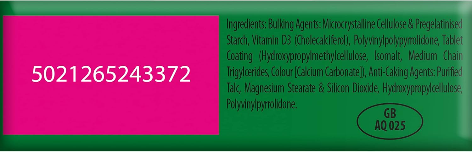 Vitabiotics Ultra Vitamin D Tablets 96 Count - High Strength Supplement by Vitabiotics