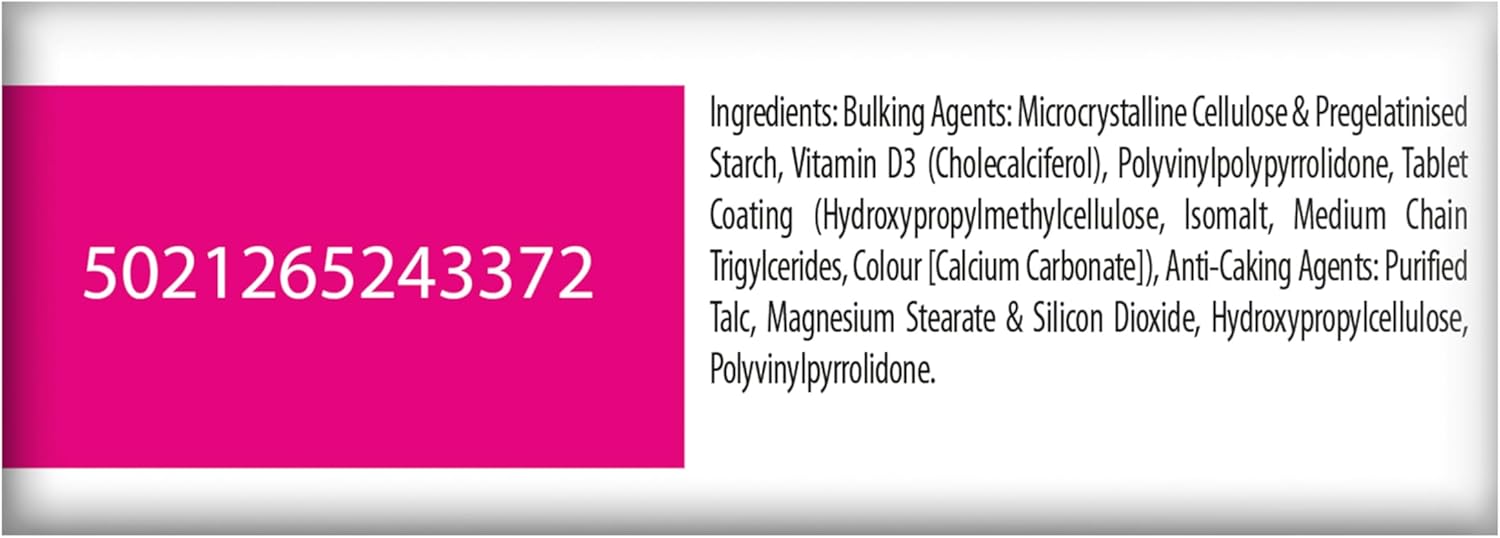 Vitabiotics Ultra Vitamin D Tablets 96 Count - High Strength Supplement by Vitabiotics