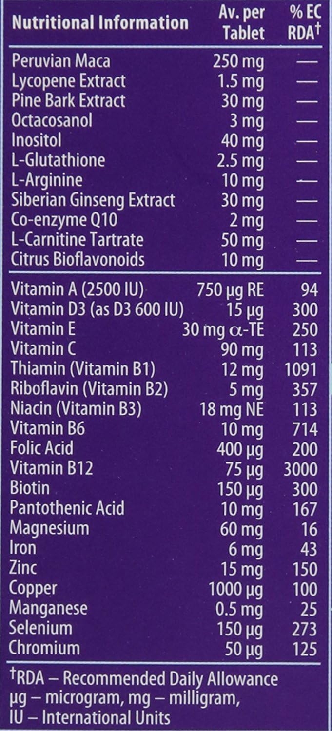 Vitabiotics Wellman Conception 30 Tablets for Men's Fertility & Reproductive Health Support