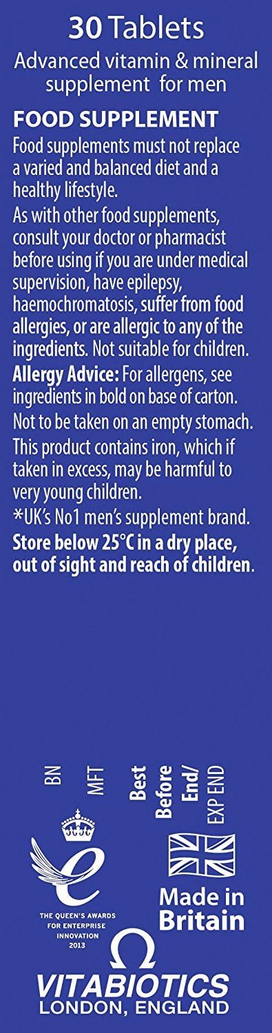 Vitabiotics Wellman Conception 30 Tablets for Men's Fertility & Reproductive Health Support