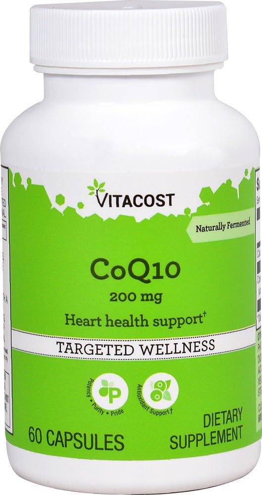 Vitacost CoQ10-200 mg Capsules - 60 Count