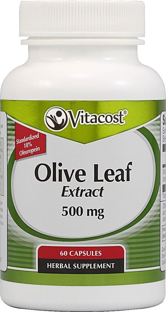 Vitacost Synergy Olive Leaf Extract Capsules - 500mg - 60 Count