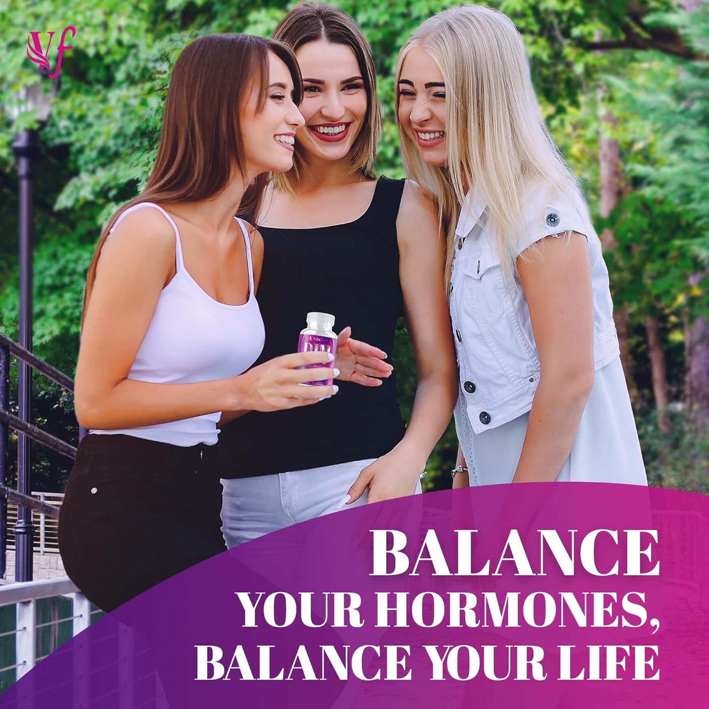 Vitafemi Extra Strength DIM 350mg with BioPerine for Hormone Balance, Estrogen Balance, Acne & Menopause Relief - 60 Capsules