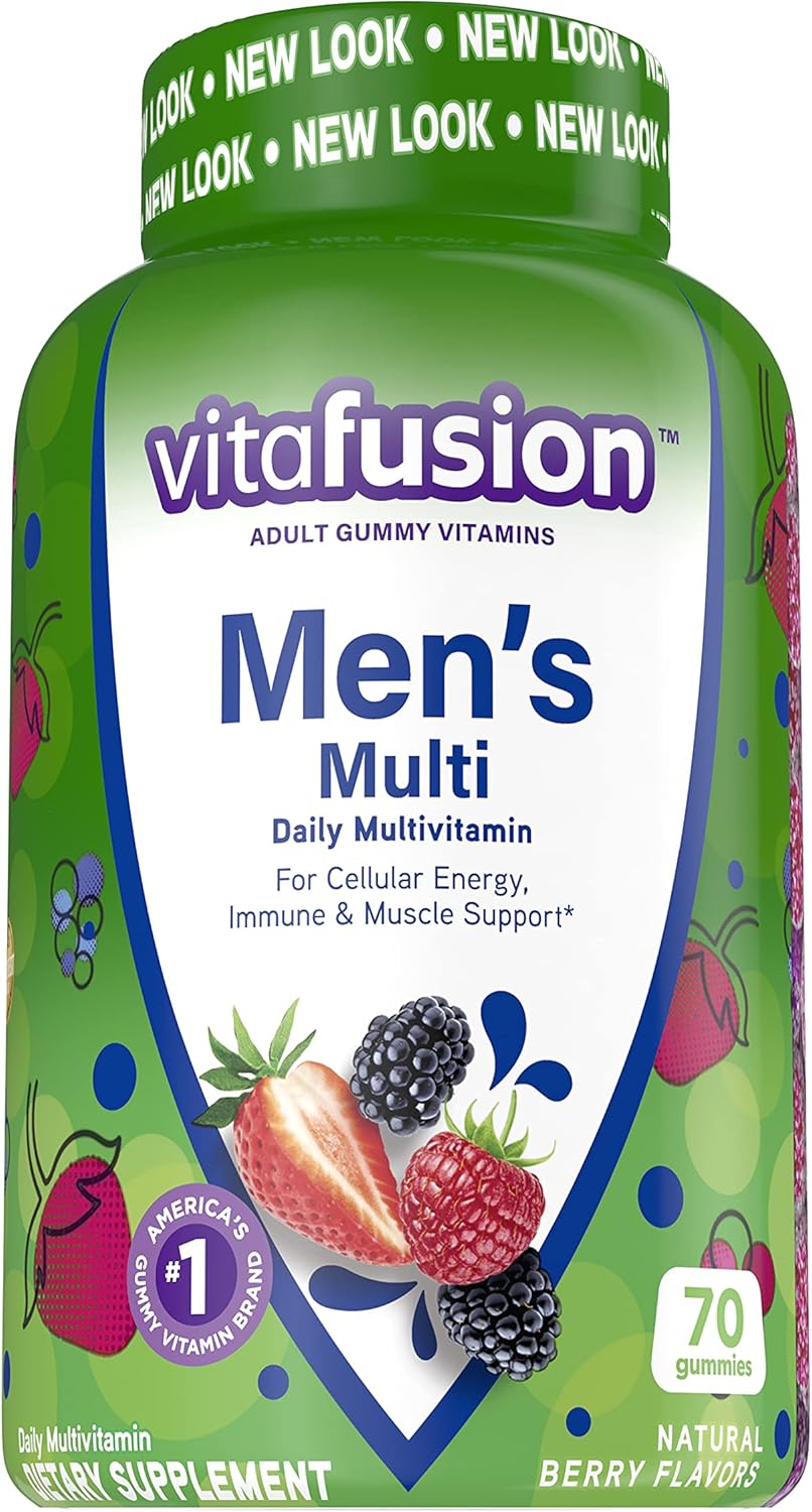 Vitafusion Men's Daily Multivitamin Gummy - 70 Count