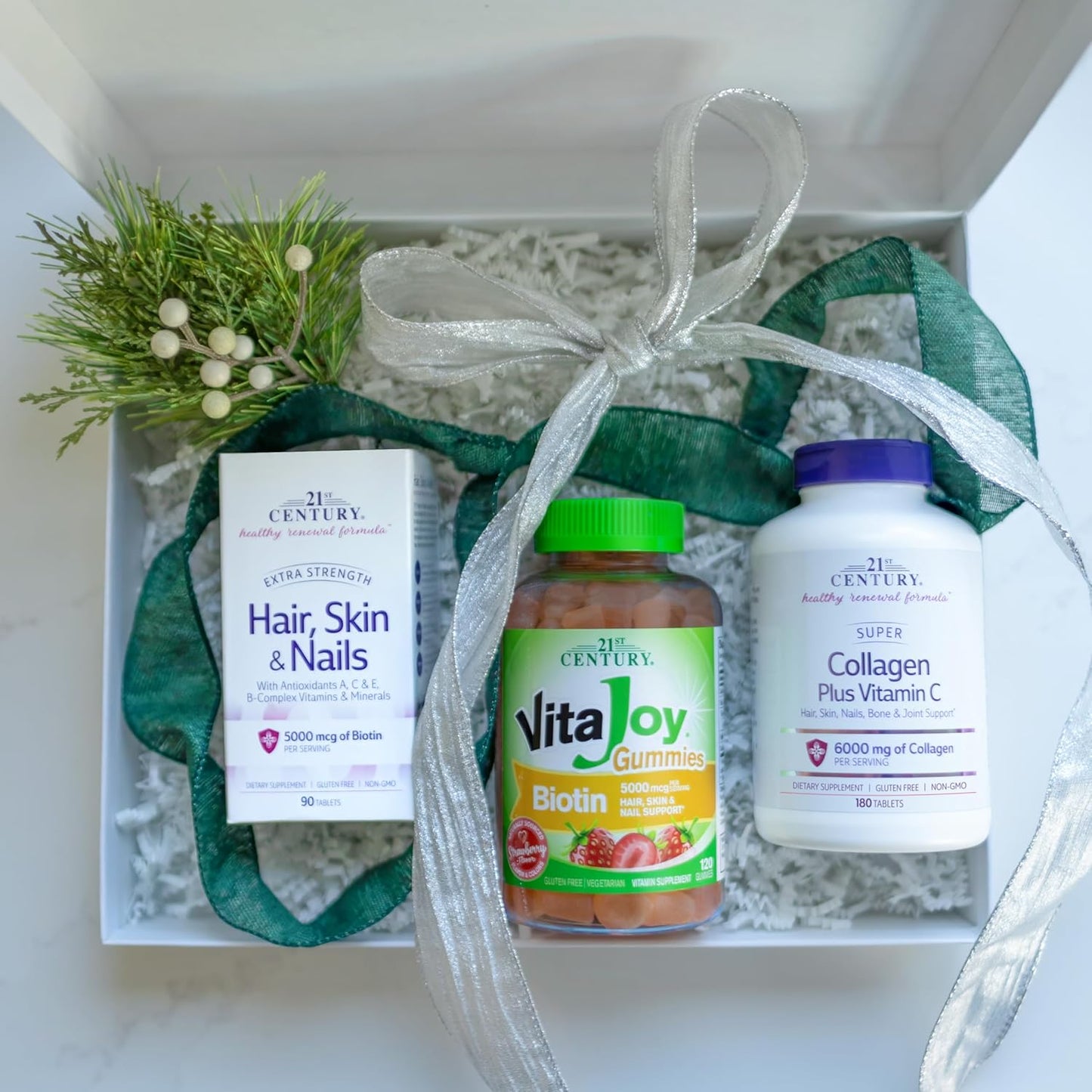 Vitajoy Biotin Gummies, 120 Count, Strawberry Flavor - 21st Century Formula with 27729 Benefit