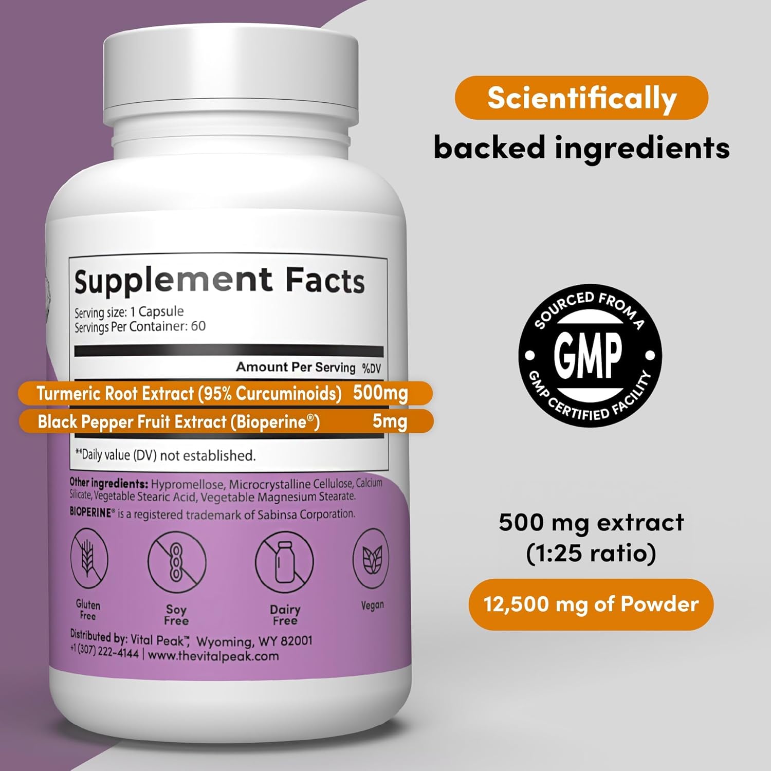 Vital Peak Bundle: Cleanse24 and Turmeric Curcumin Extract for Improved Health