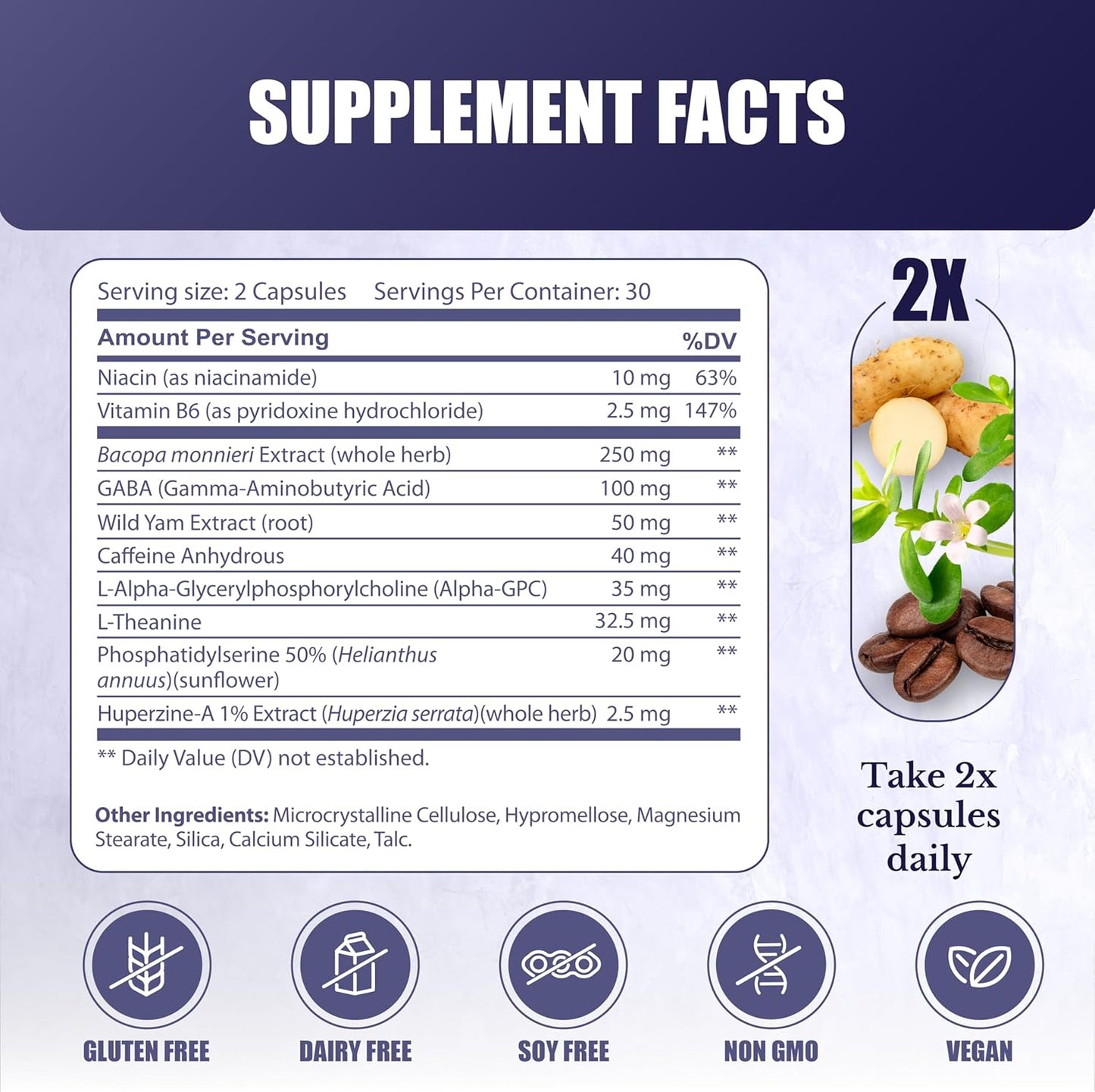 Vital Peak Bundle: NATION HEALTH MD Cognilux with Turmeric Curcumin Extract for Cognitive Health