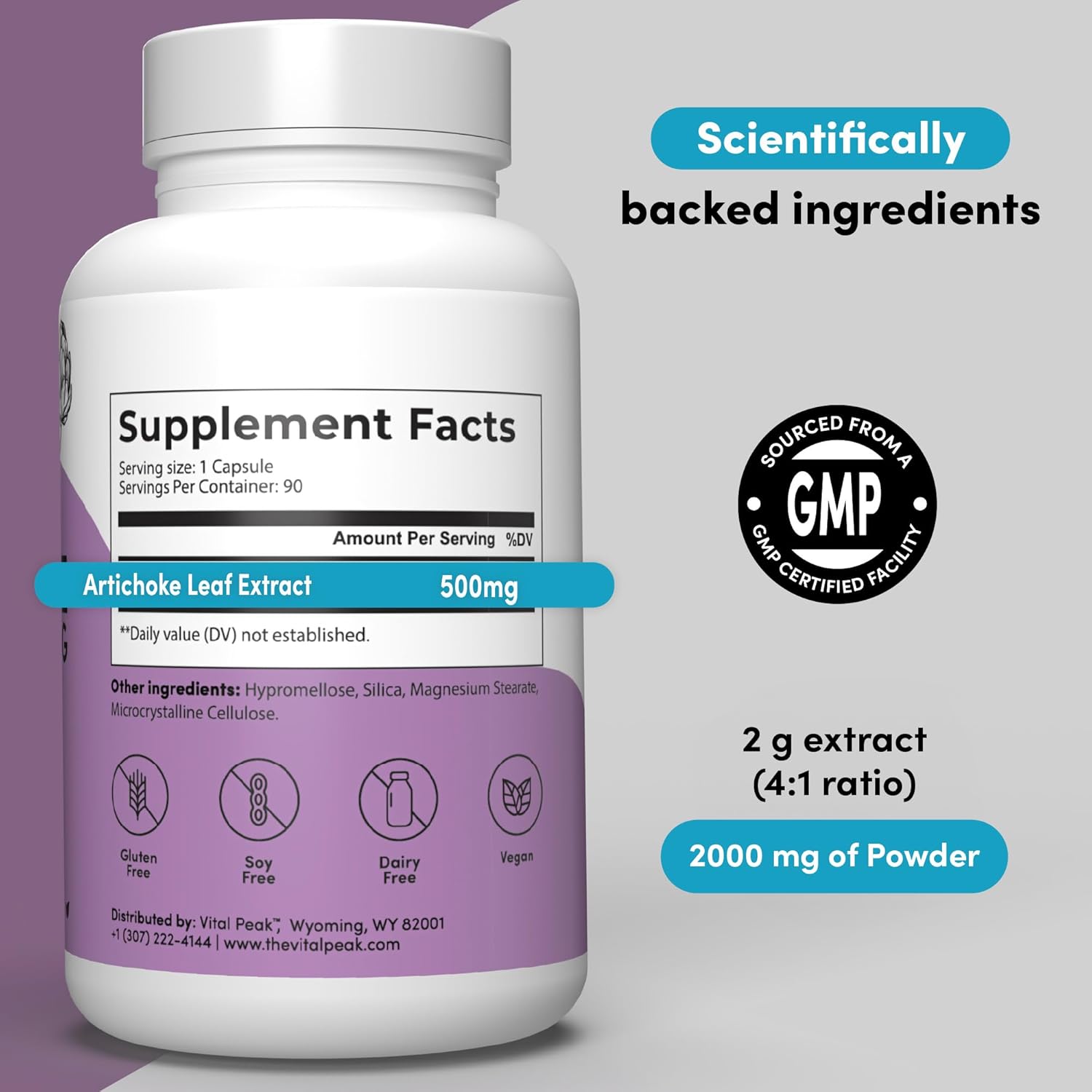 Vital Peak Bundle: NATION HEALTH MD Curcumin and Artichoke Extracts