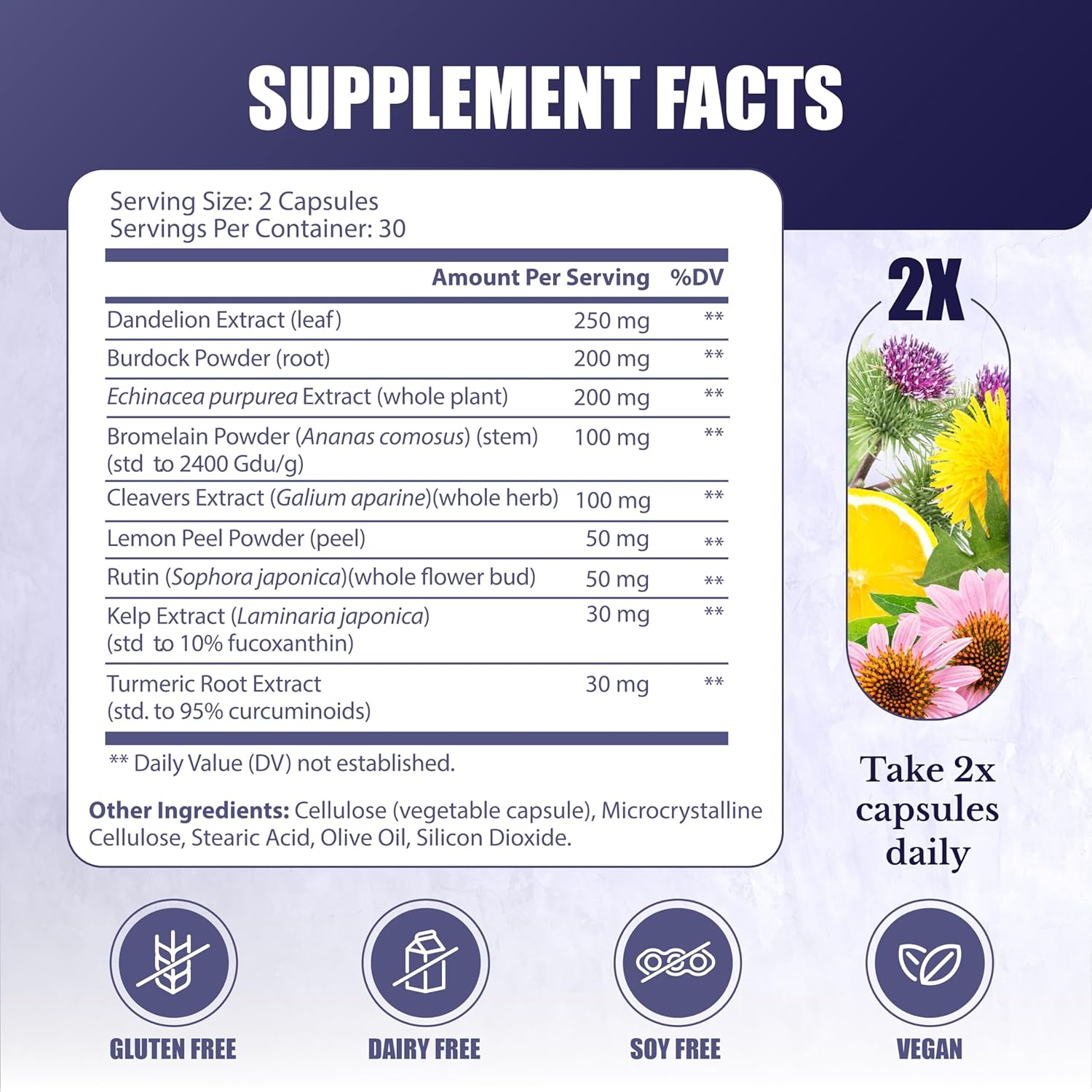 Vital Peak Nation Health MD Lymph MD and Turmeric Curcumin Extract Bundle