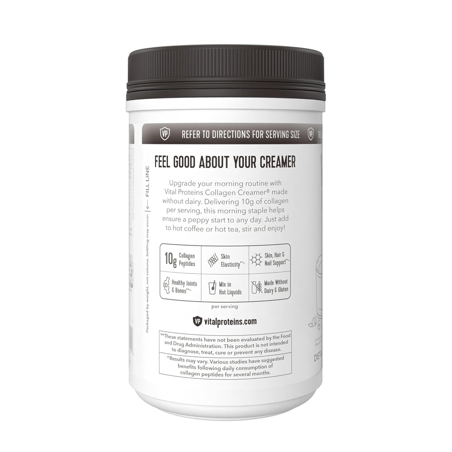 Vital Proteins Coconut Milk Collagen Coffee Creamer Powder - Mocha Flavor - Low Sugar Supplement with Collagen Peptides and MCTs for Hair, Skin, Nails - 11.2oz