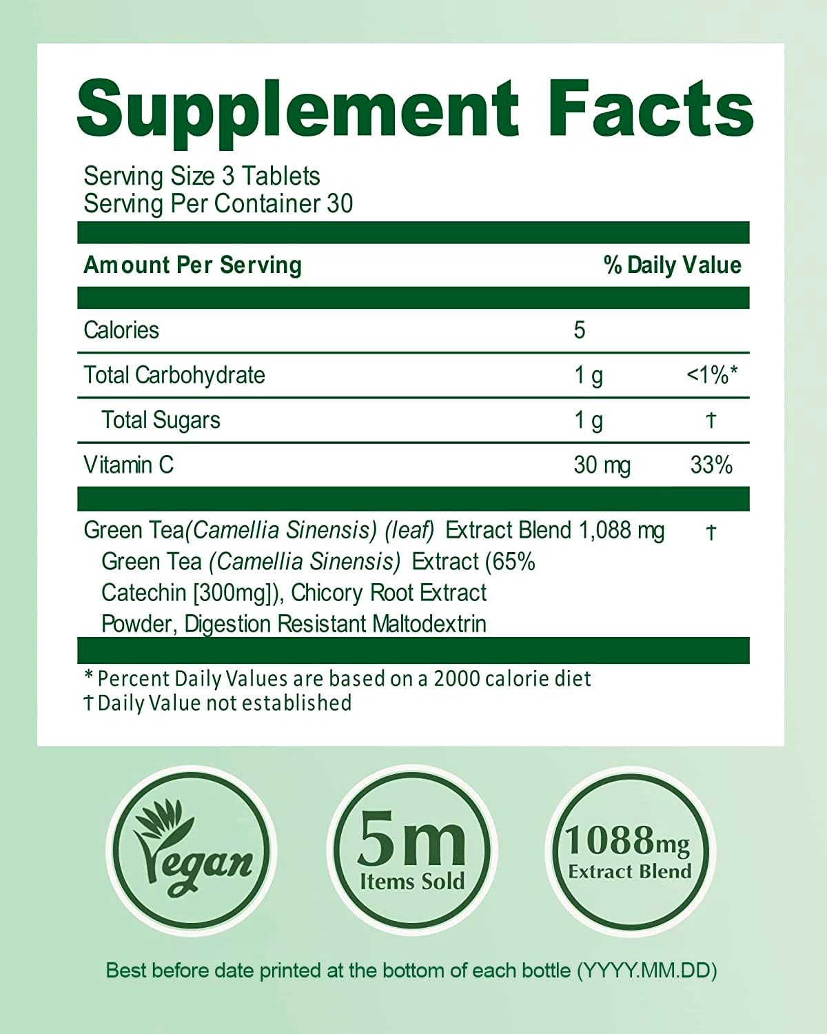 VITALBEAUTIE Metagreen Slim Liquid Collagen with Green Tea Extract and EGCG for Women - 30 Servings
