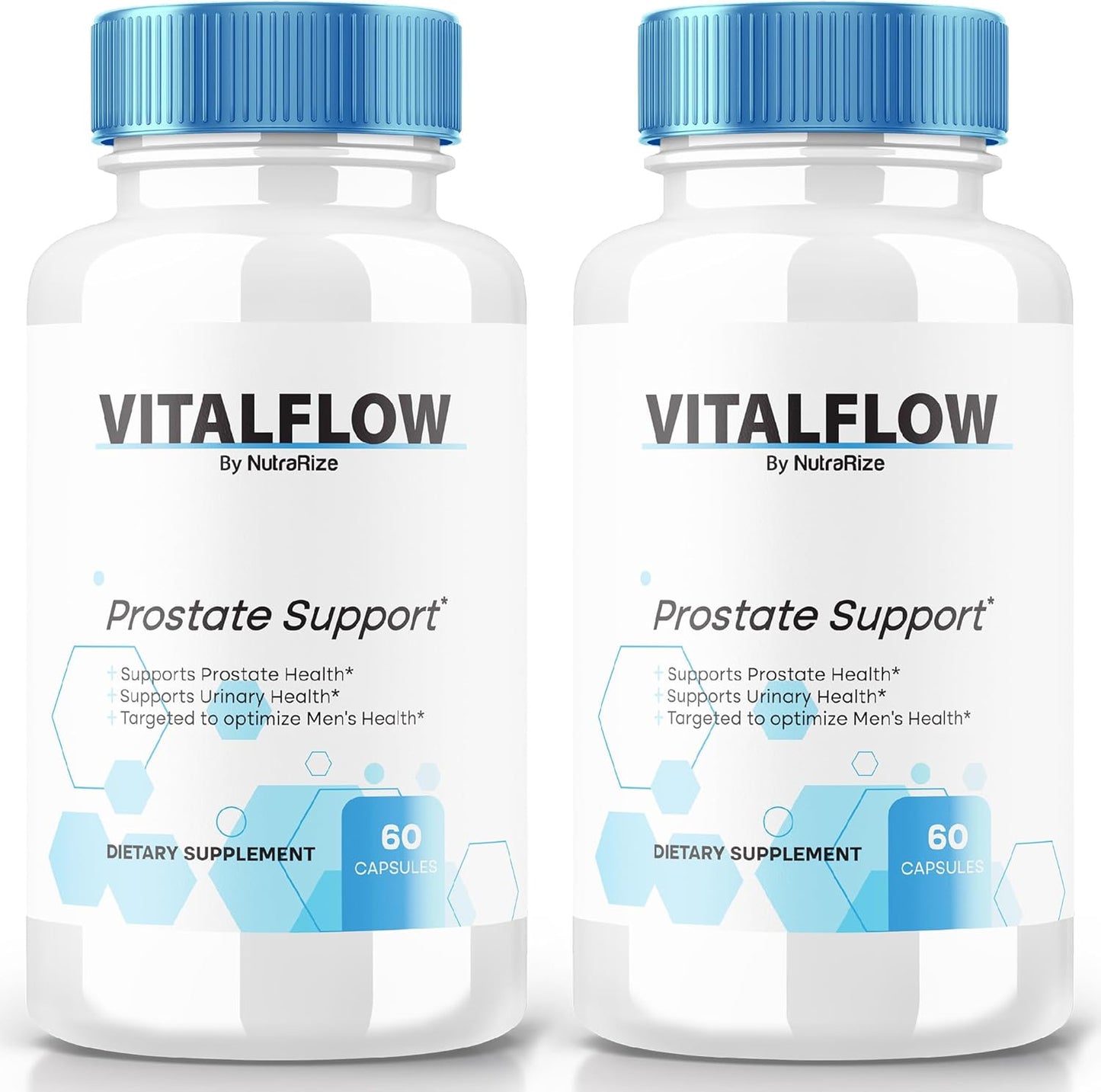 VitalFlow Prostate Support Formula - 2 Pack, Official Natural Formula for Wellness, Maximum Strength Capsules, 120 Count