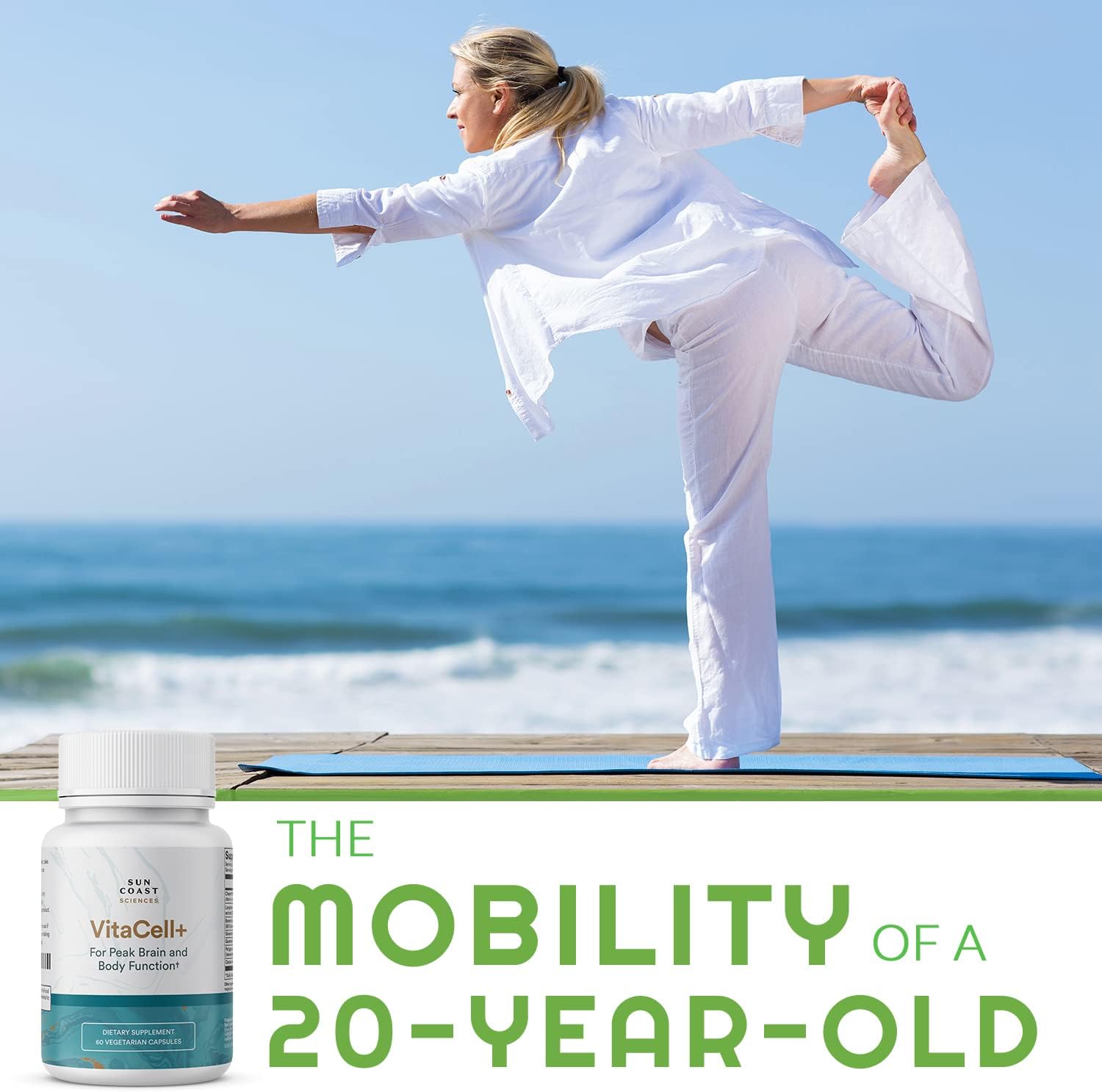 Vitalifi Vitacell+ Longvida Liposomal Curcumin Capsules - Supports Joint Mobility and Energy with Quercetin, Resveratrol, and Boswellia Serrata