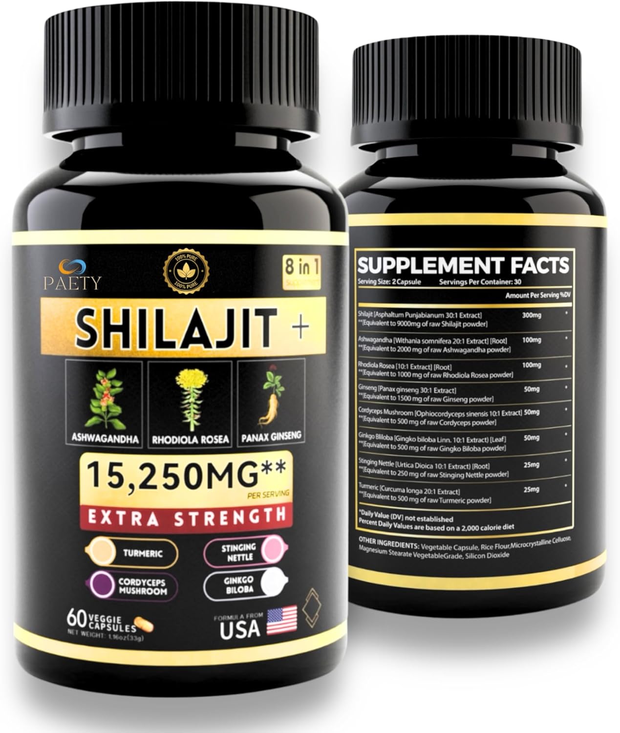 Vitality Bundle: Himalayan Shilajit & Adaptogenic Herbs for Immunity & Energy Boost