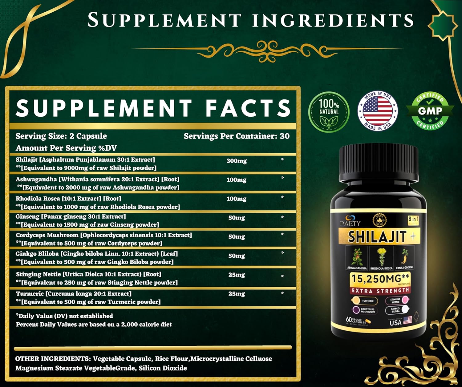 Vitality Bundle: Himalayan Shilajit & Adaptogenic Herbs for Immunity & Energy Boost