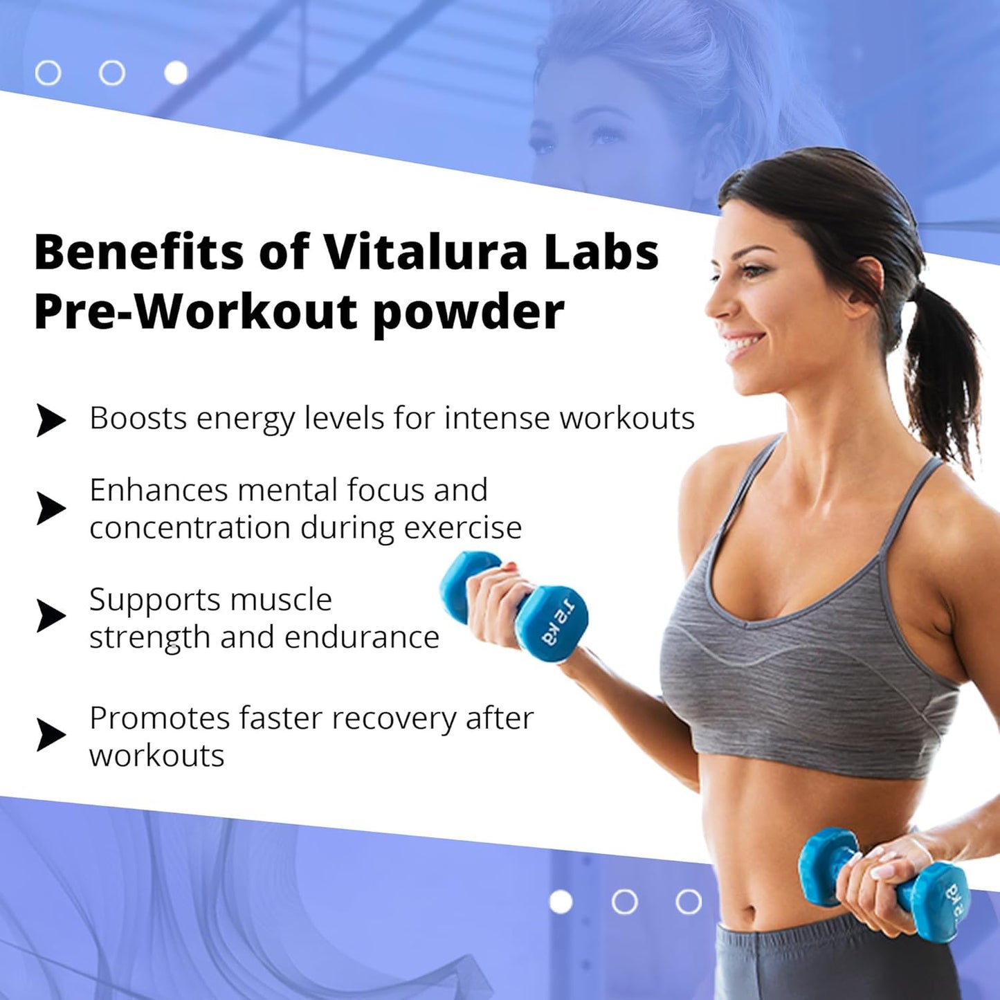 Vitalura Labs Limoncello Flavored Pre-Workout Powder with Caffeine, Theacrine, Rhodiola, L-Theanine - NSF Certified - 30 Servings