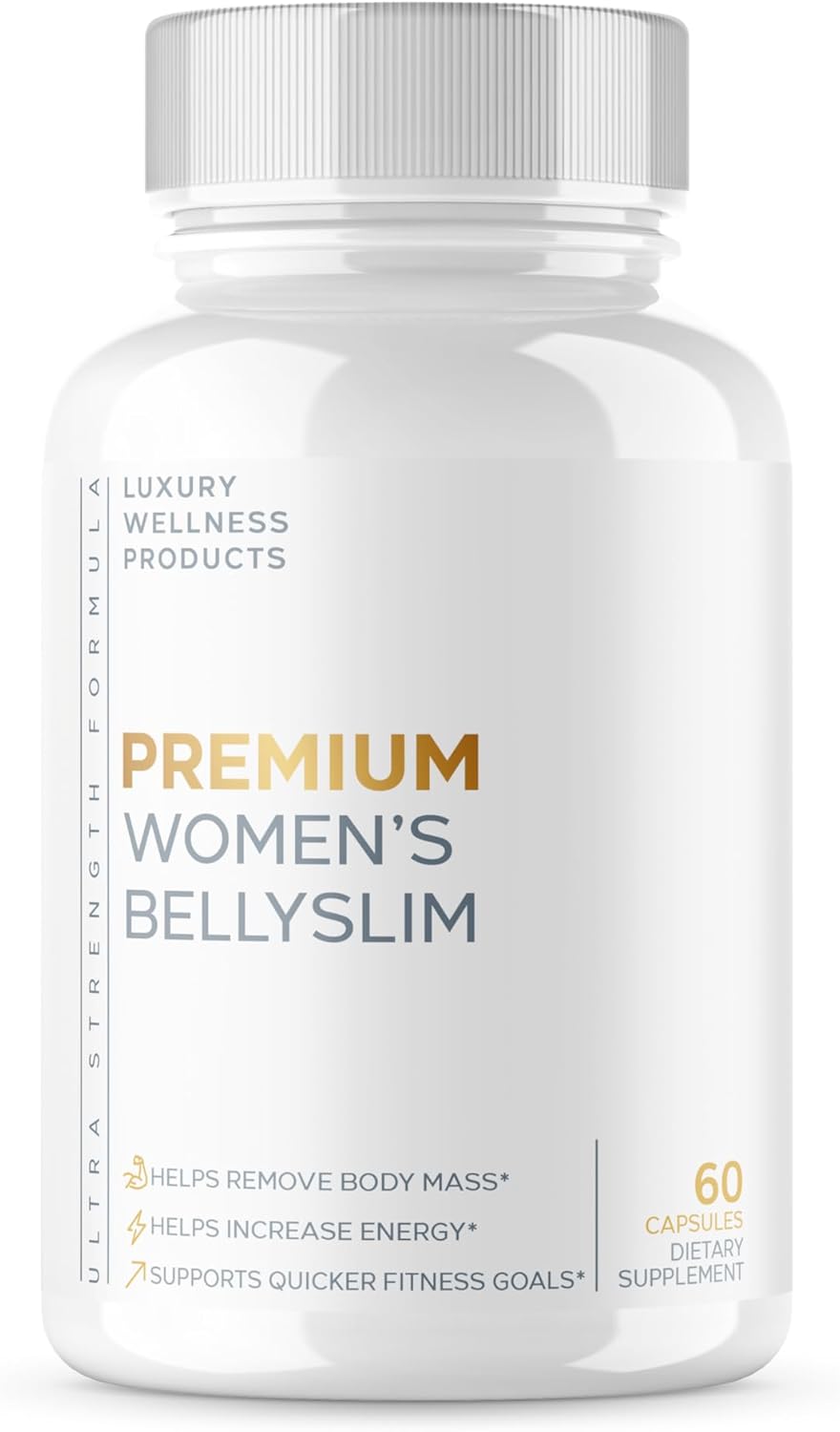VITALUX Women's BellySlim Supplement - #1 Rated Multivitamin for Weight Loss & Fitness Goals - Ultra Strength with 9 Ingredients - 60 Servings - USA Made & Third Party Tested