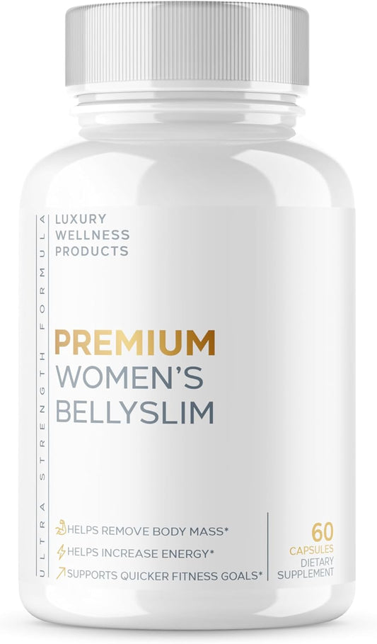 VITALUX Women's BellySlim Supplement - #1 Rated Multivitamin for Weight Loss & Fitness Goals - Ultra Strength with 9 Ingredients - 60 Servings - USA Made & Third Party Tested