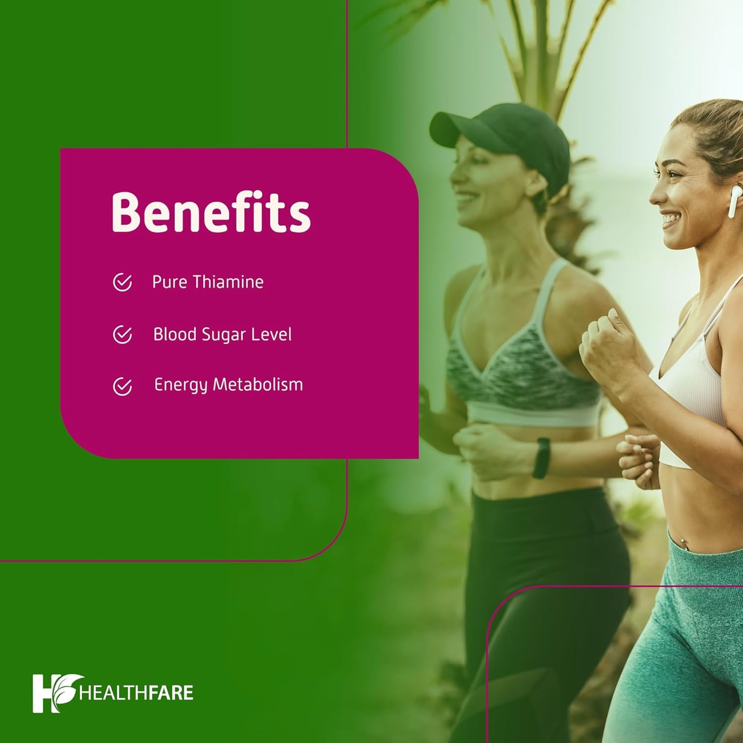 Vitamin B1 100mg Thiamine Supplement - 60 Capsules for Overall Health - Non-GMO & Gluten Free