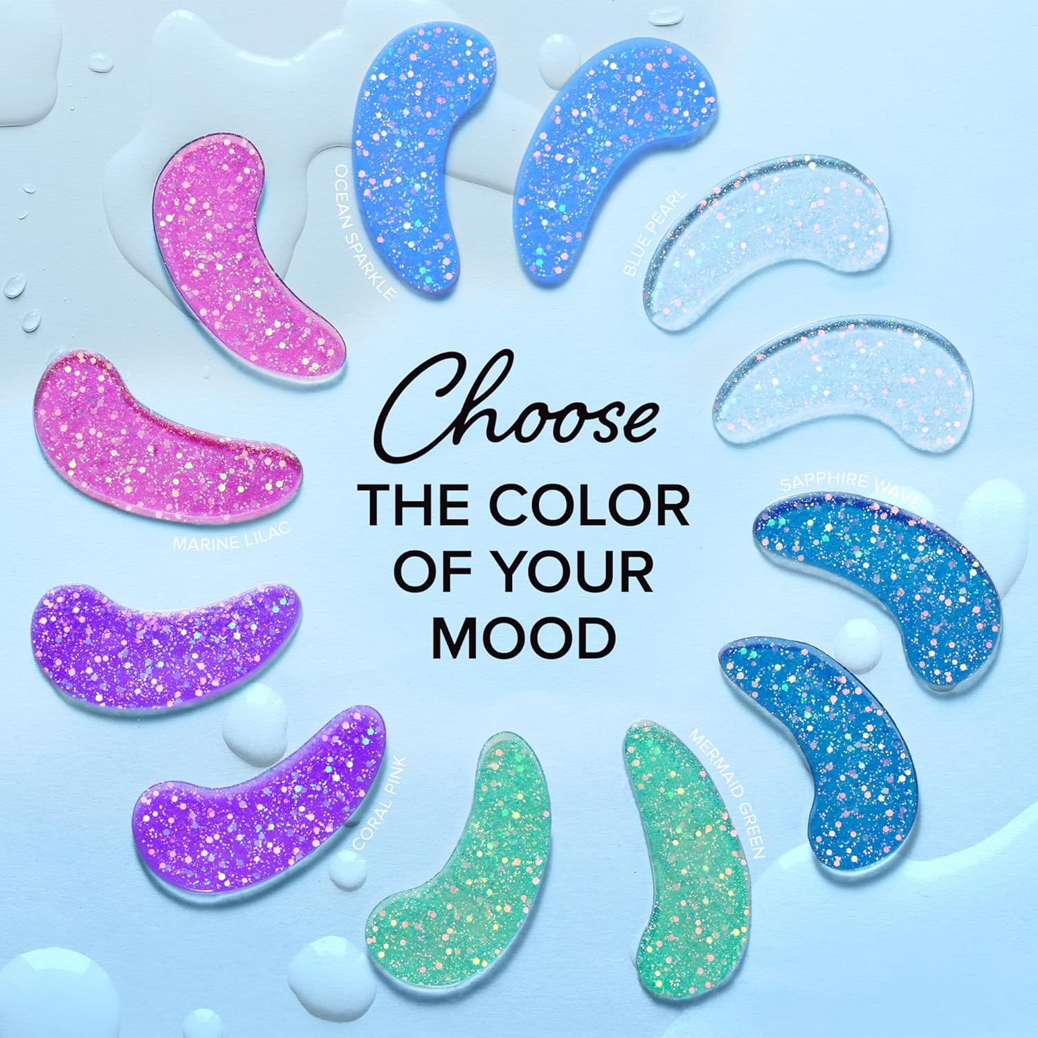 Vitamin B1 Thiamine Gummies, Lip Mask, Under Eye Gels with A, E, D, C Vitamins - Collagen & Hyaluronic Acid Complex for Skin, Nails, Hair - Hydrating Lip Mask - Depuffing Eye Gels for Puffy Eyes