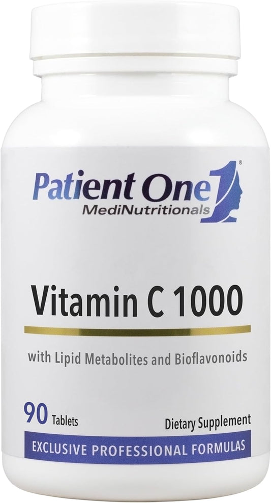 Vitamin C 1000mg with Lipid Matrix & Bioflavonoids for Immune Health Support - 90 Tablets