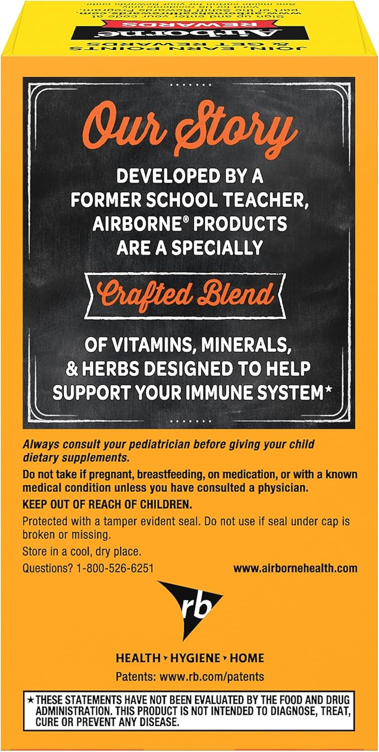 Vitamin C Chewable Tablets with Zinc - Immune Support Supplement with Antioxidants - 96 Citrus Flavor Tablets