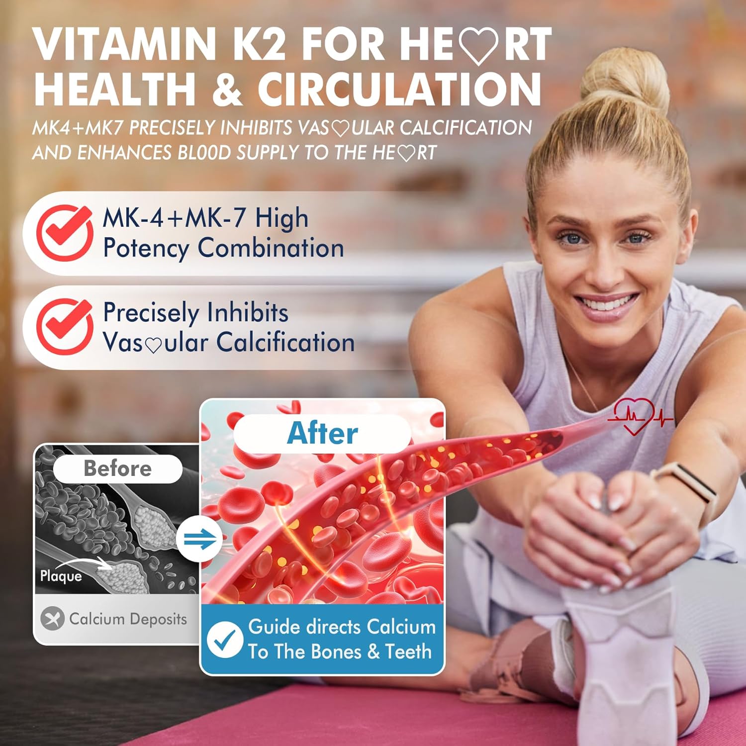 Vitamin C, D3, Zinc, and K2 Gummy Bundle for Adults 50+ - Nextdia