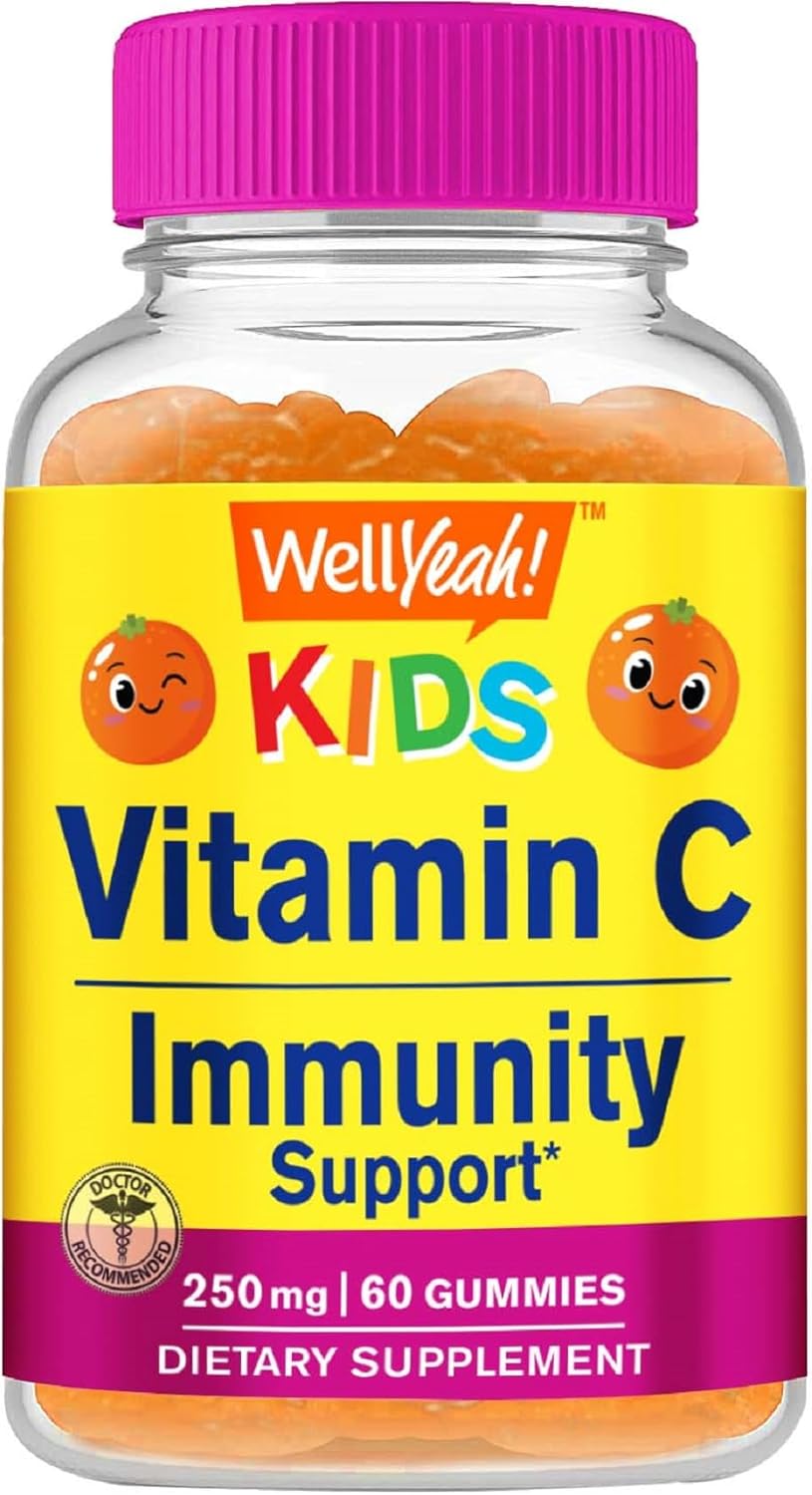 Vitamin C Kids Gummies Bundle with Probiotics - Delicious Chewable Supplement, Gluten and GMO Free