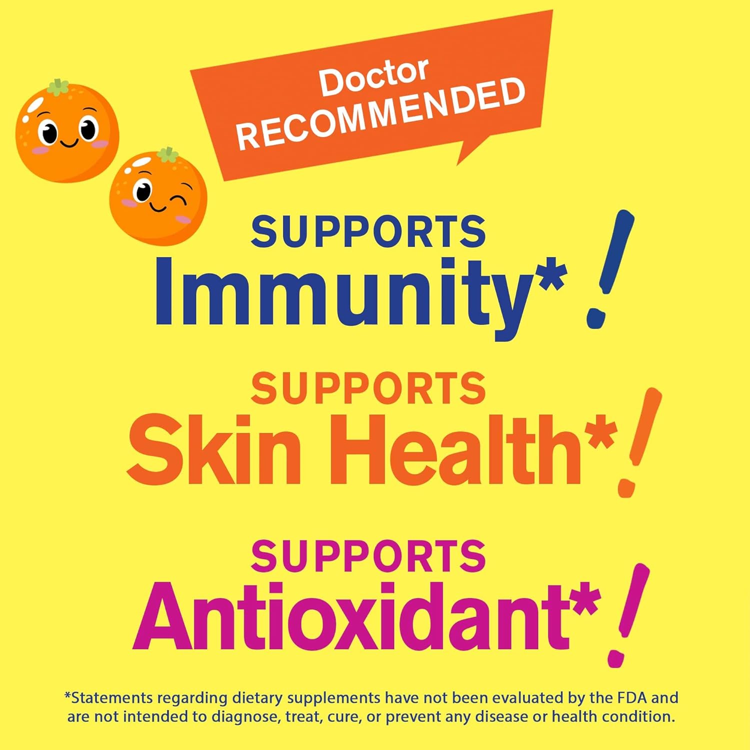 Vitamin C Kids Gummies Bundle with Probiotics - Delicious Chewable Supplement, Gluten and GMO Free