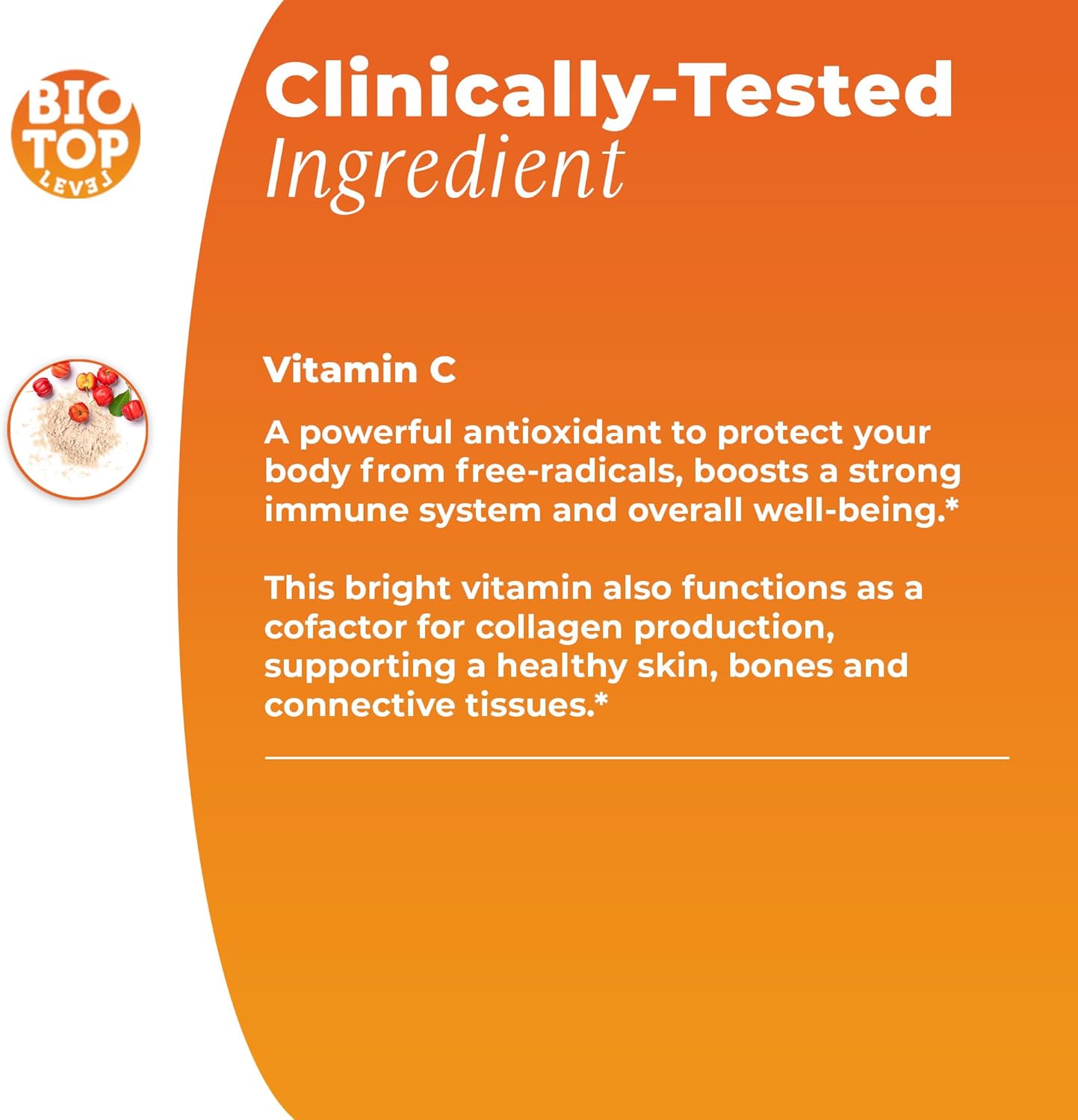 Vitamin C Liquid Drops for Immune Support and Overall Health - BIOTOPLEVEL