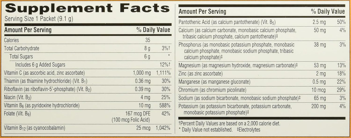 Vitamin C Supplement Powder for Immune Support - Emergen-C 130213