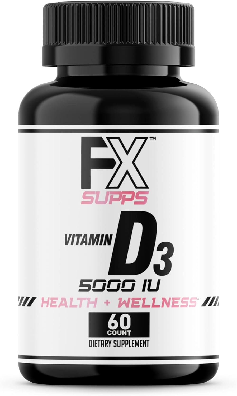 Vitamin D3 5000 IU Softgels (60 Count) for Bone, Heart Health & Immune System - Men & Women's Dietary Supplement