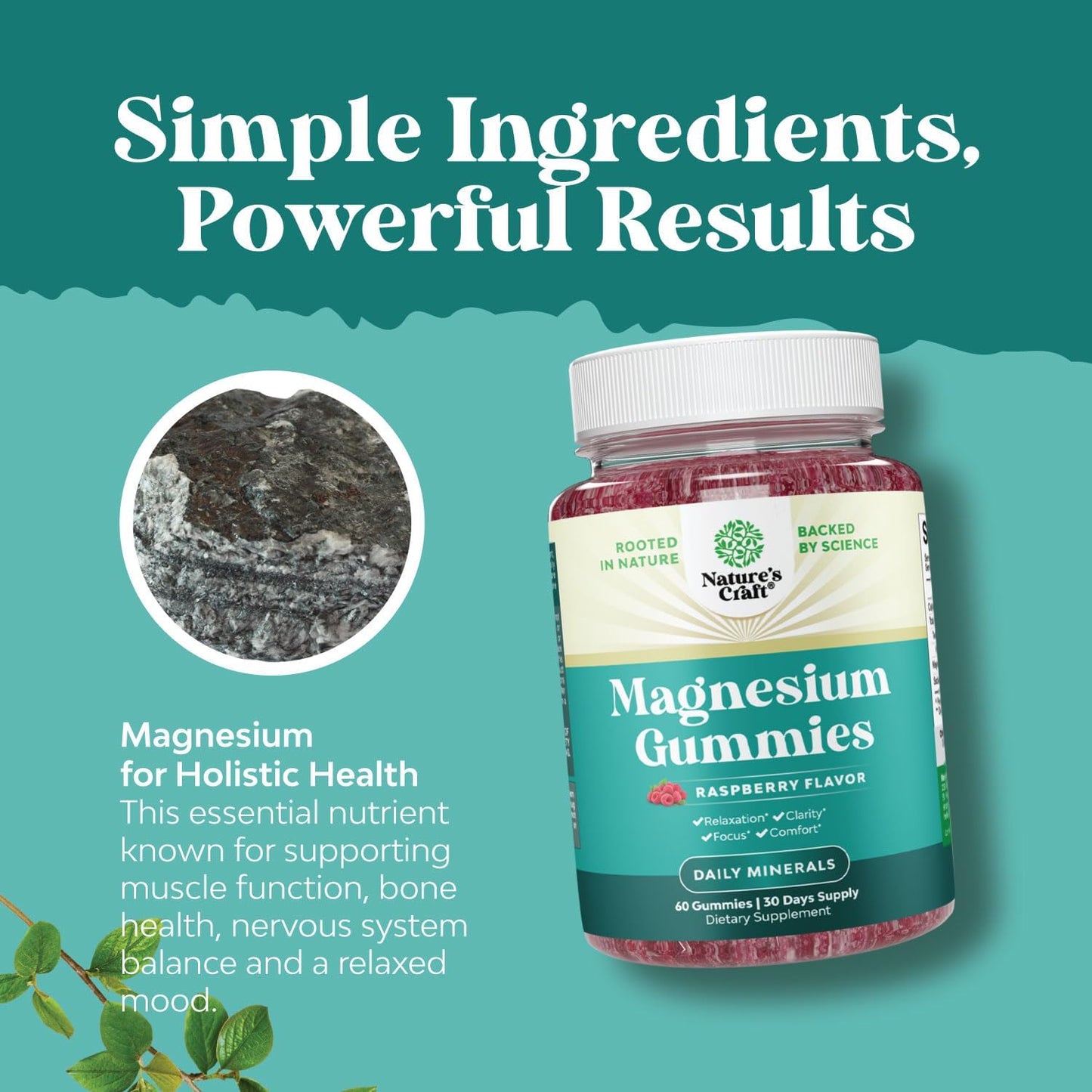 Vitamin D3 and Magnesium Gummies Bundle for Bone, Muscle, and Immune Support - Sleep Aid and Muscle Health for Adults