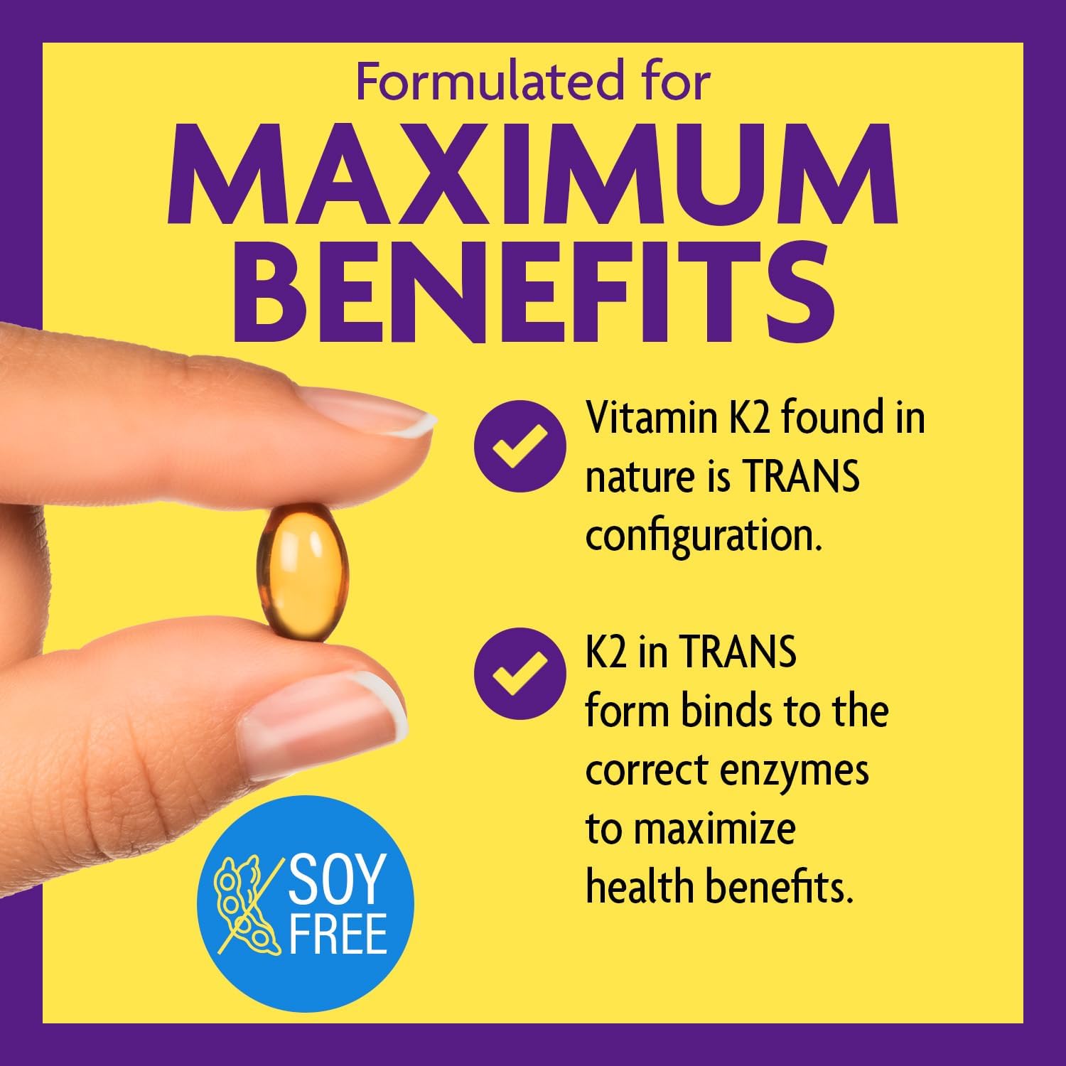 Vitamin D3 K2-5000 IU with Vitamin K2 MK4 and MK7 for Bone, Immune, and Heart Health - 60 Softgels, Gluten Free, 3rd Party Tested