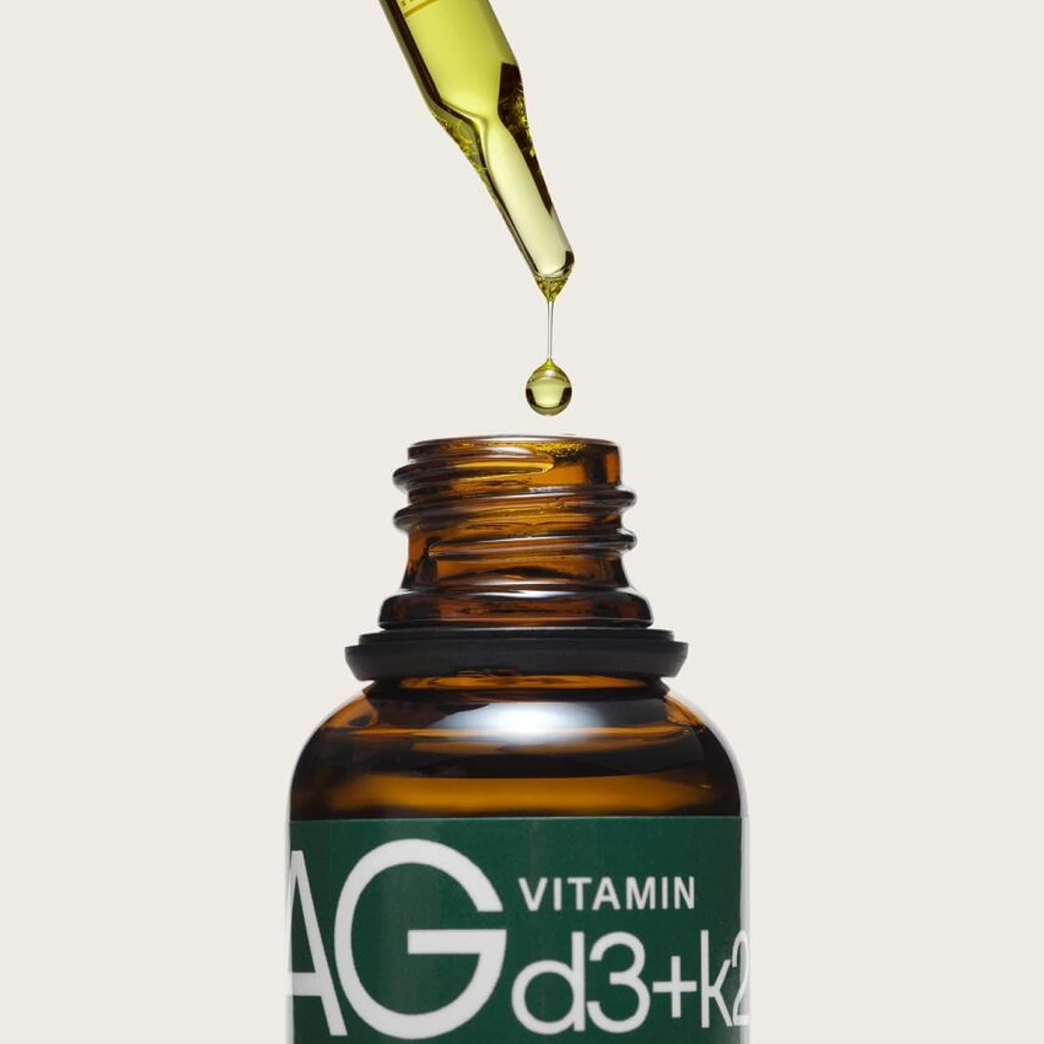 Vitamin D3 K2 Drops with 1000IU D3 & 1000mcg K2 for Bone Density & Calcium Absorption