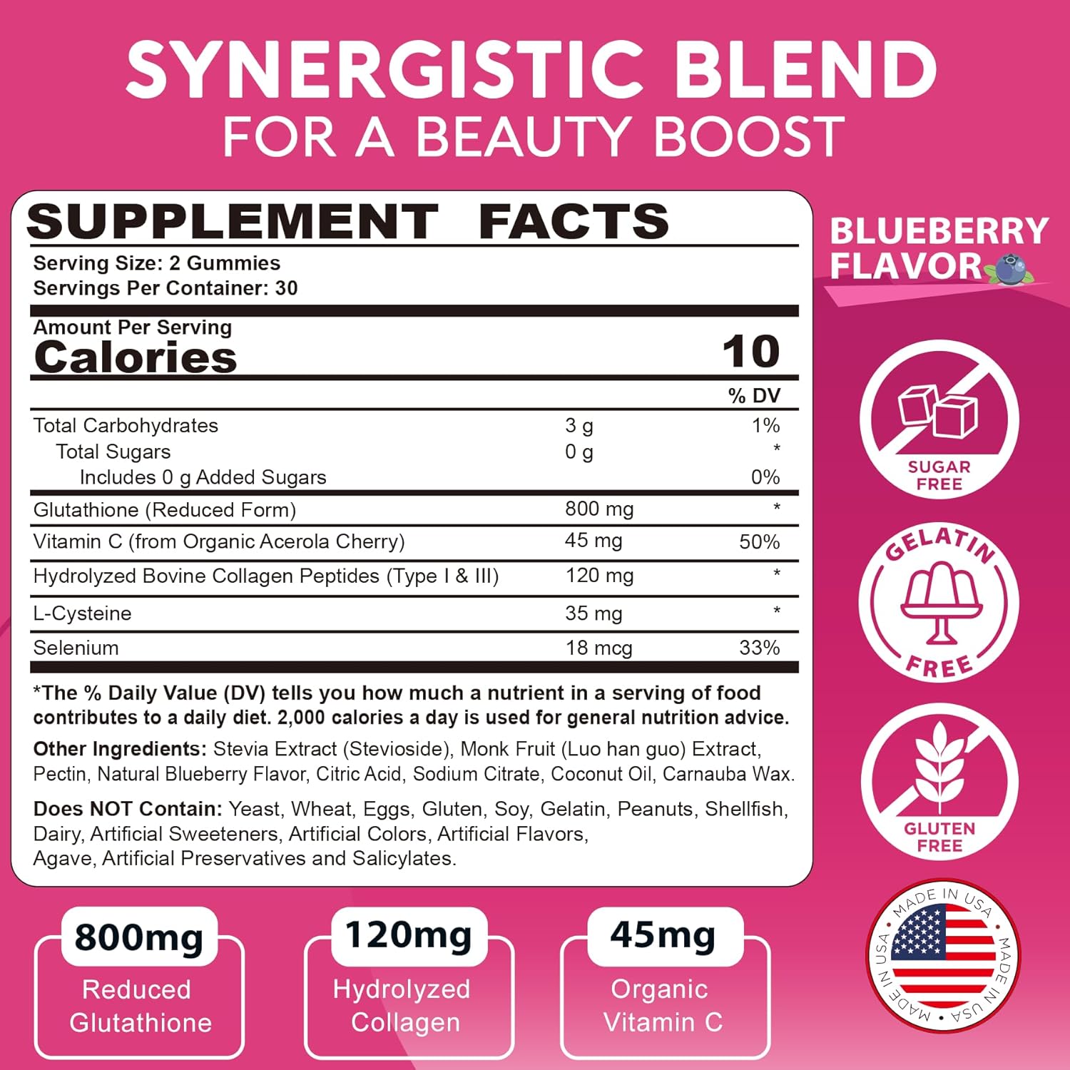 Vitamin D3 K2 Gummies with Glutathione 180 Count - Immune Support and Antioxidant Boost - NEVISS