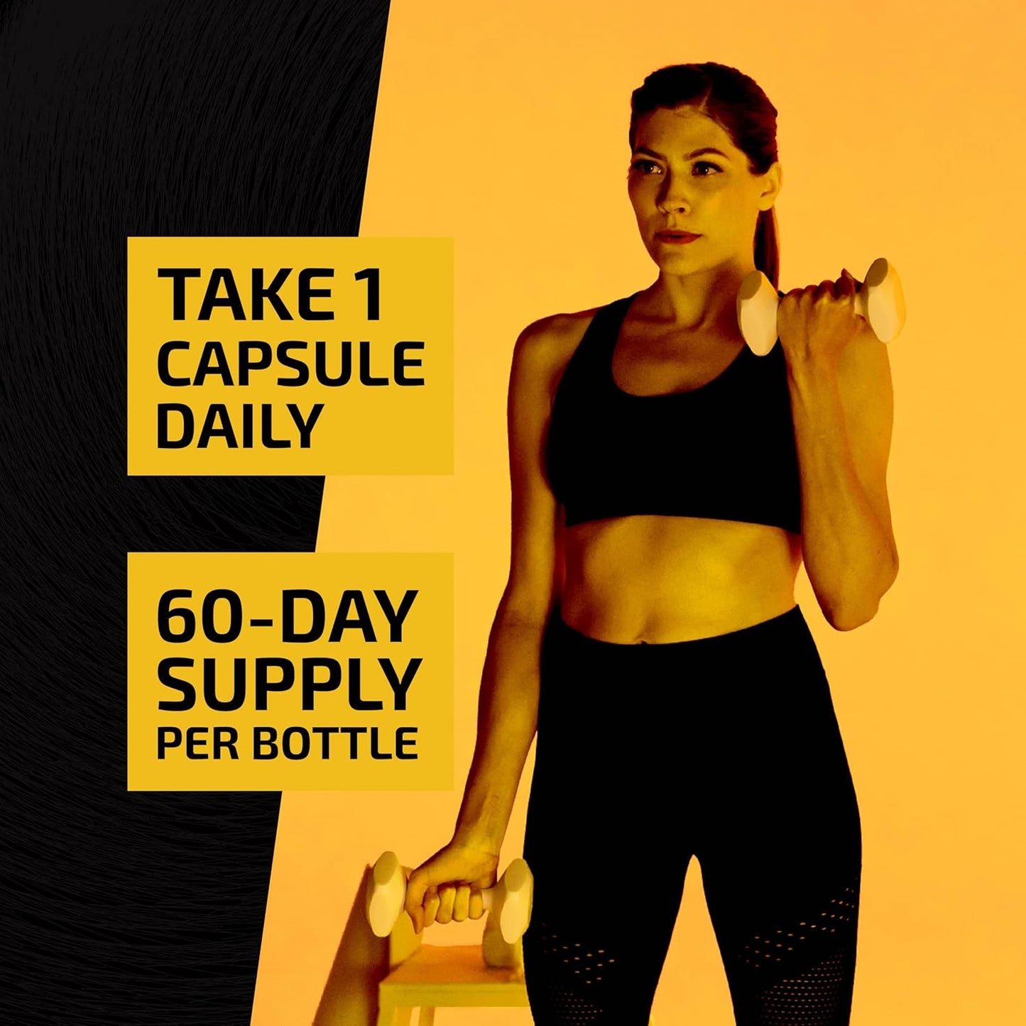 Vitamin D3 K2 Immune System Support Supplement 5000 IU | Strong Bones & Teeth | Vit D3 125mcg, Vitamin K2 MK7 100mcg, Calcium 210mg & BioPerine | Non-GMO | 60 Capsules