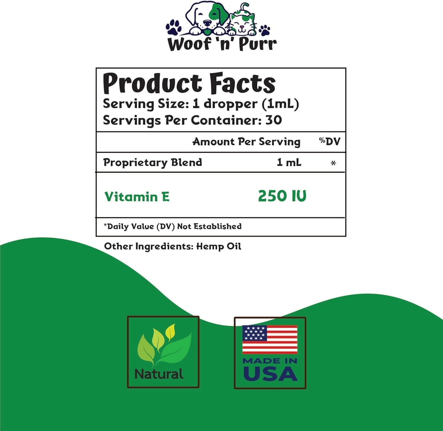 Vitamin E Supplement for Dogs - Boost Canine Immune System - 1 fl oz