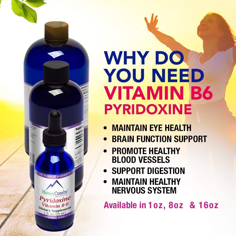 Vitamin K1 and B6 Liquid Drops - 1 Fl Oz Each for Enhanced Immune Support and Overall Health