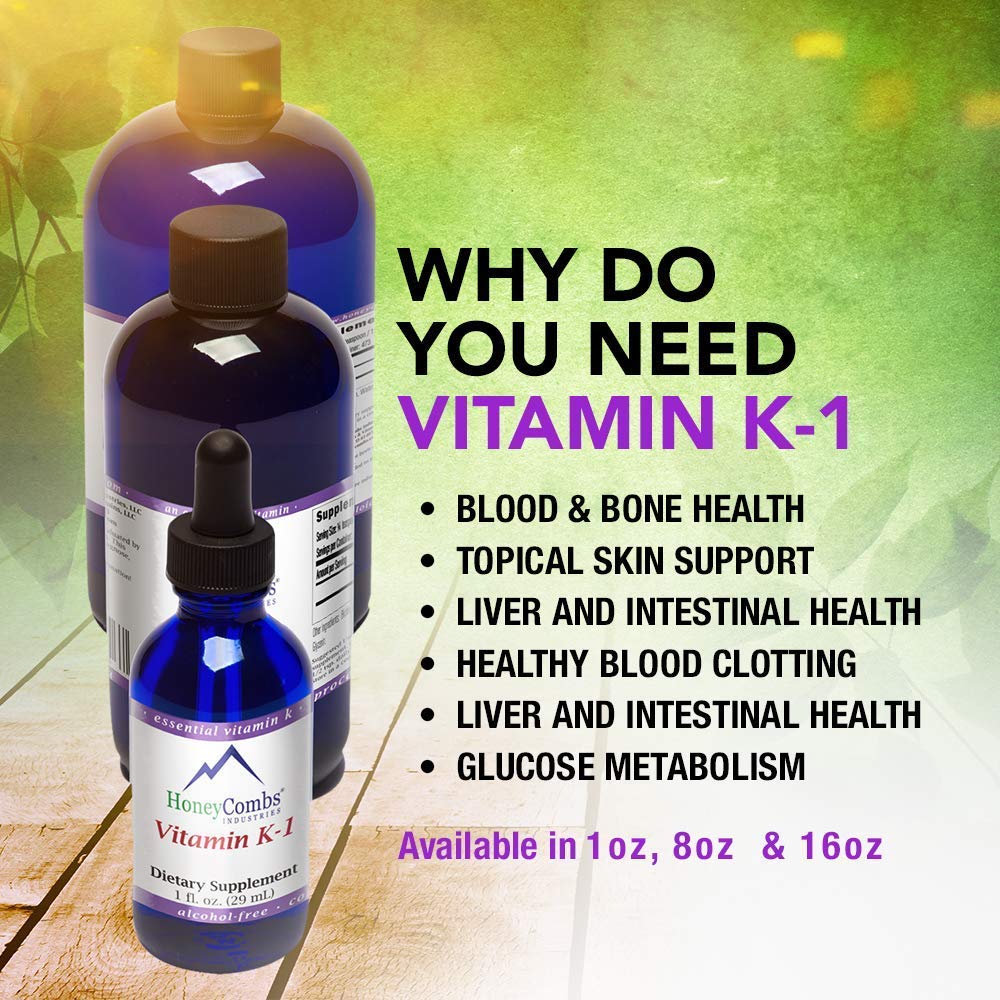 Vitamin K1 and B6 Liquid Drops - 1 Fl Oz Each for Enhanced Immune Support and Overall Health