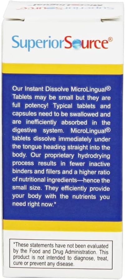 Vitamin K2 MK-4 500 mcg Quick Dissolve Tablets 60 Count for Bone & Artery Health, Immunity, Cardiovascular Support, Protein Synthesis - Non-GMO